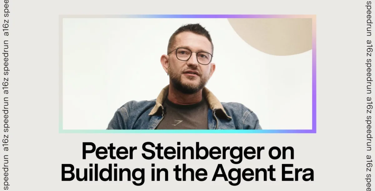 Peter Steinberger on building in the agent era