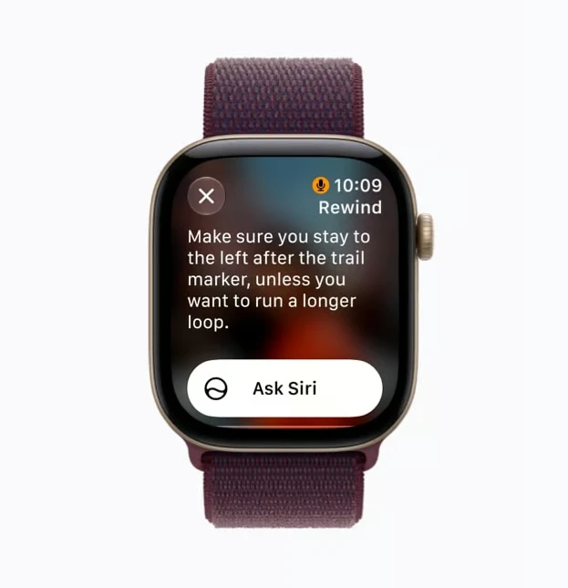 Apple introduces Live Rewind to help users recall what was just said in conversation.