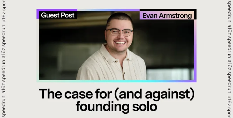 The case for (and against) founding solo
