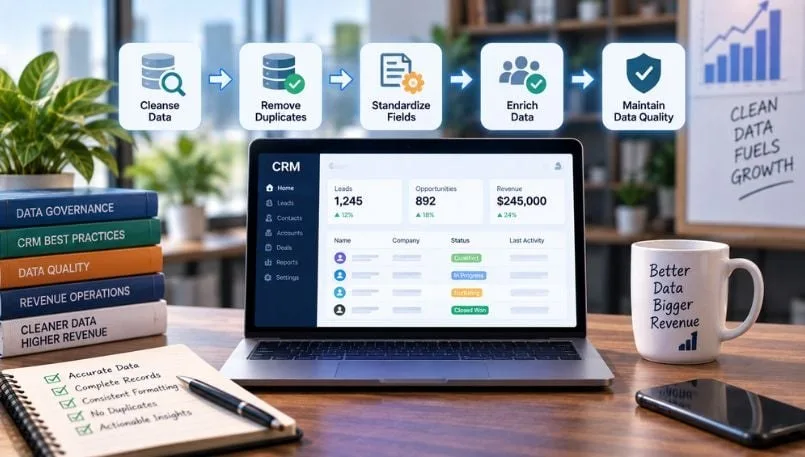 CRM Data Management: Best Practices for Cleaner Revenue Data