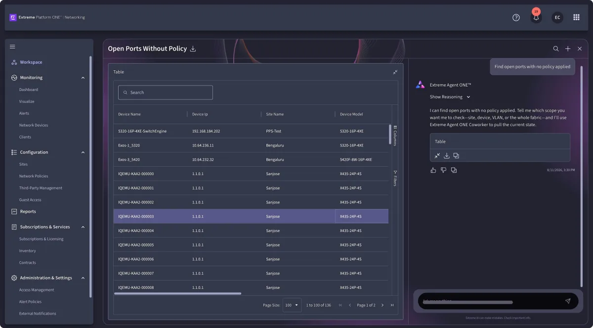 Extreme Networks’ Agent ONE Coworker moves AI networking from dashboards to answers