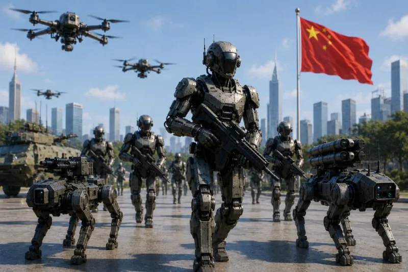 China Is Turning Its Humanoid Robot Boom Toward the Battlefield
