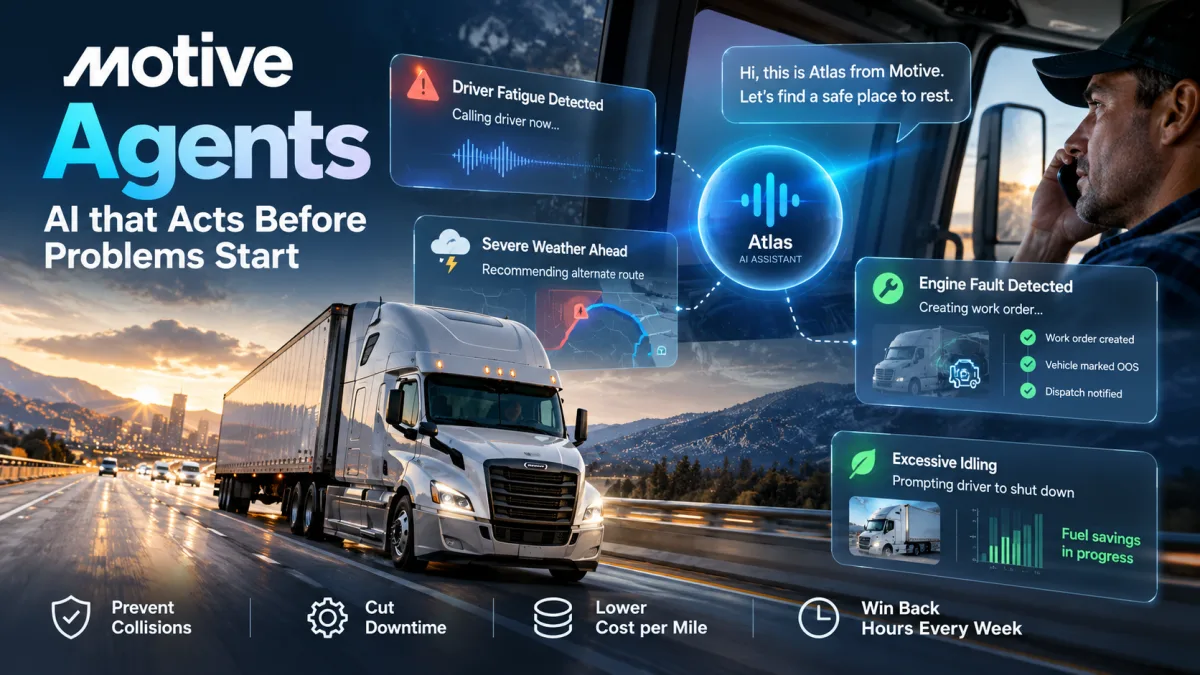 Motive brings agentic AI to physical operations with agents that act before problems escalate