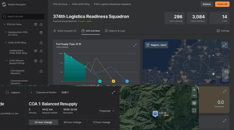Gallatin AI raises $50M in funding for its military logistics platform