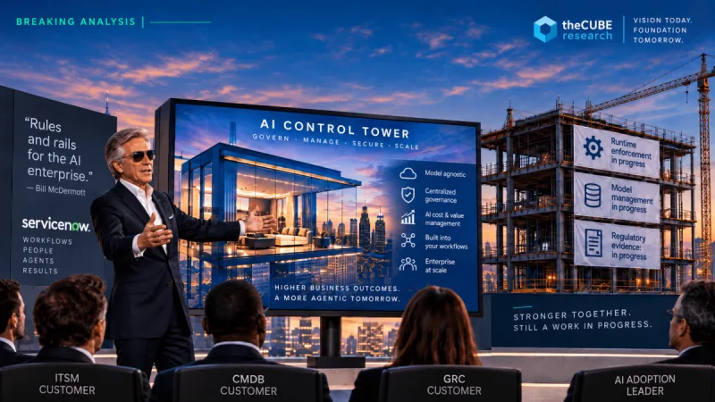 ServiceNow AI Control Tower: Selling a penthouse while building the frame